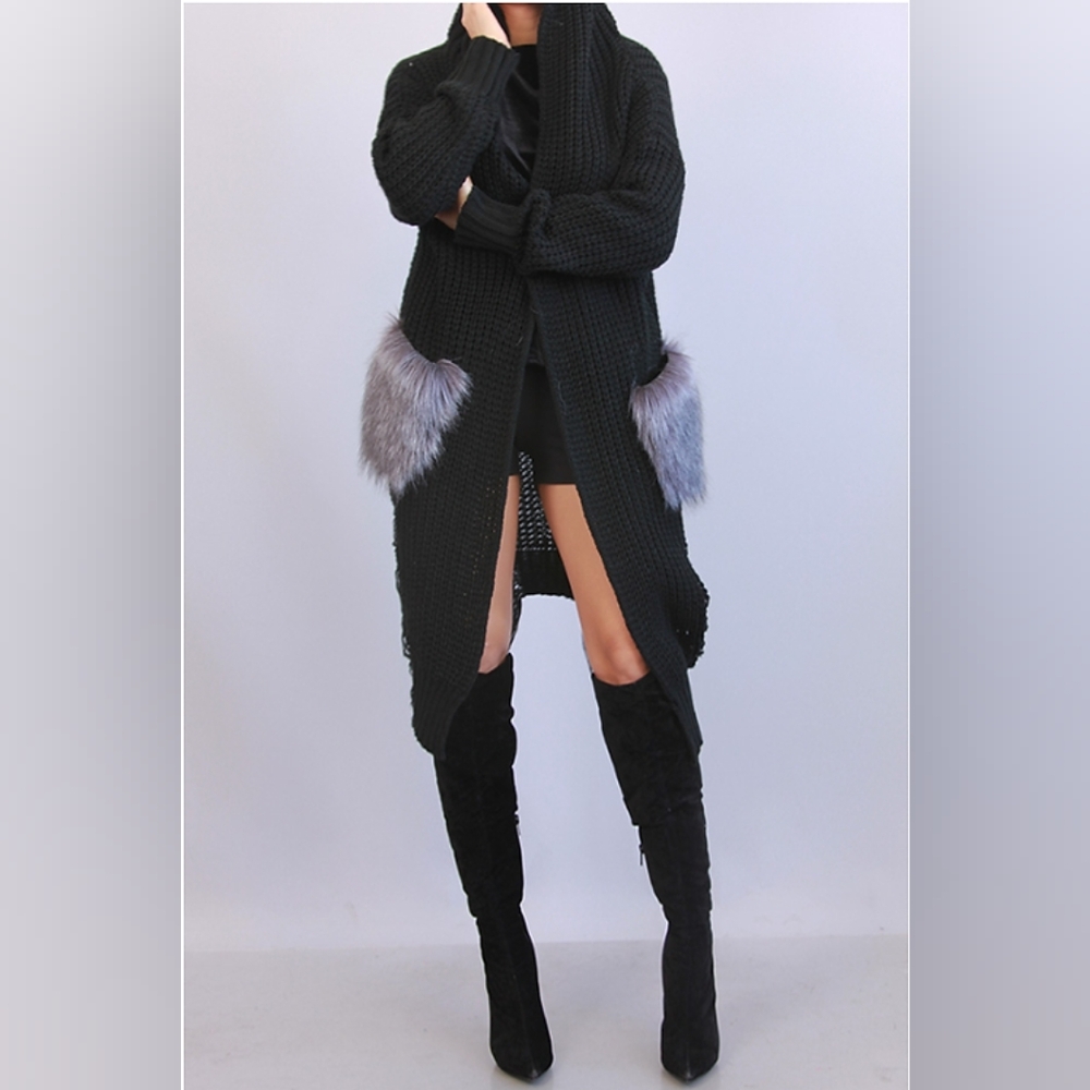 NWT Distresses Sweater Cardigan